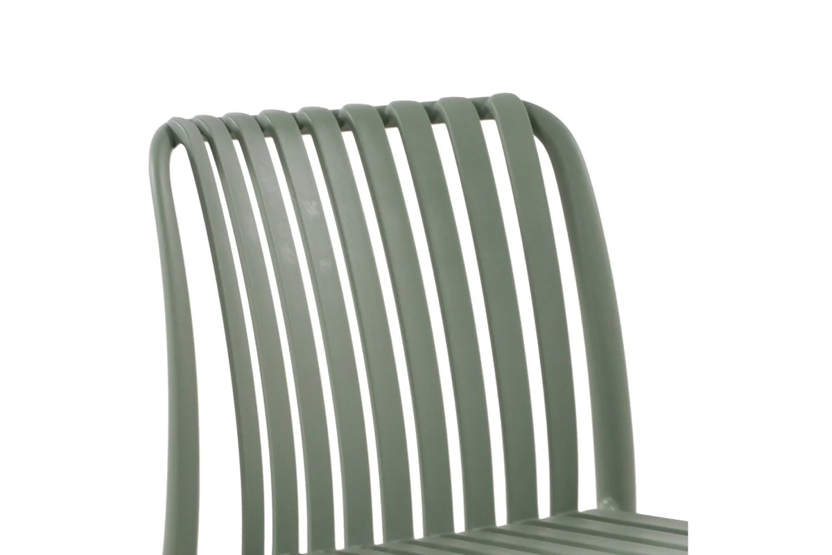 Set of 2 Shangri La San Lucas Dining Chairs Green Outdoor - Image 9