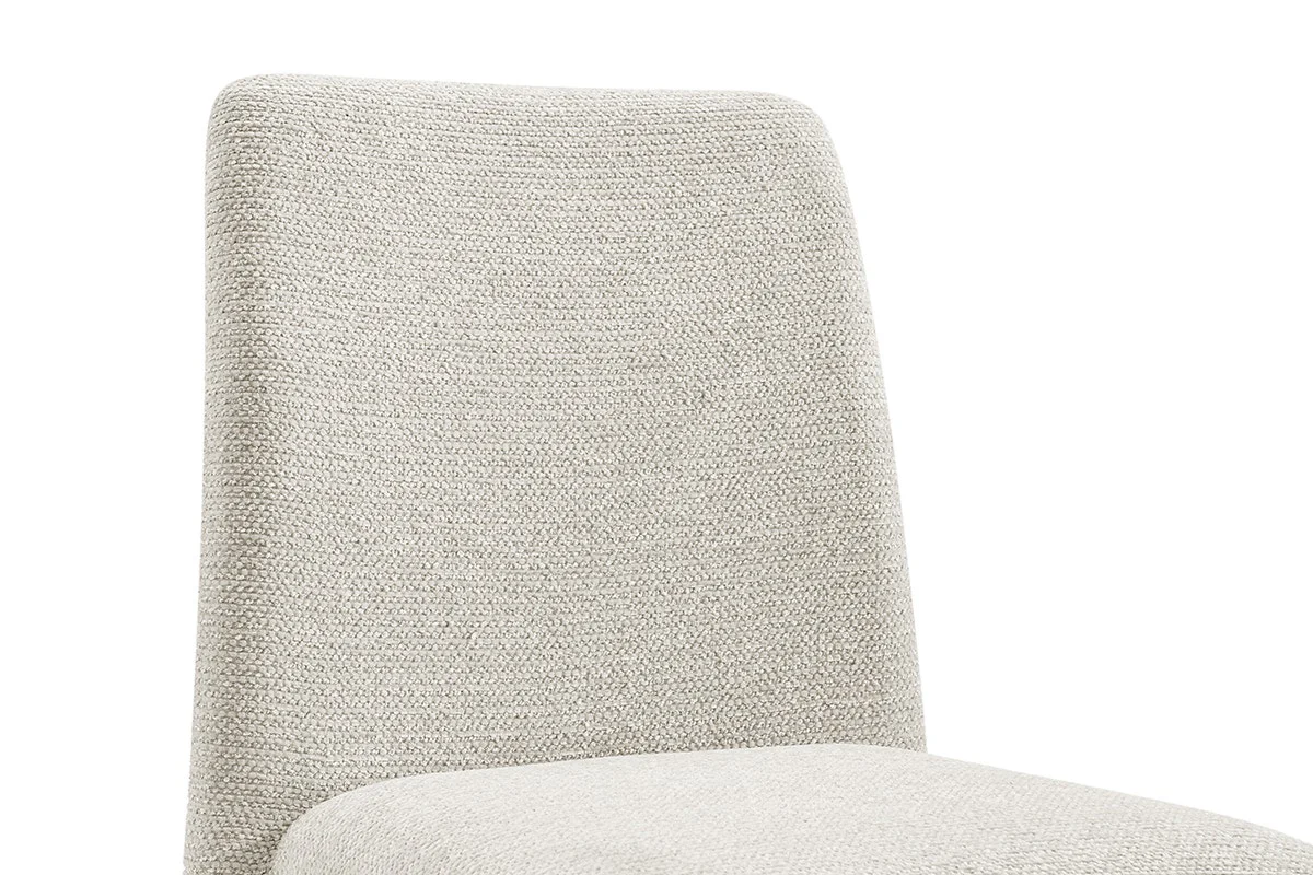 Set of 2 Shangri La Serena Upholstered Dining Chairs Beige - Image 7
