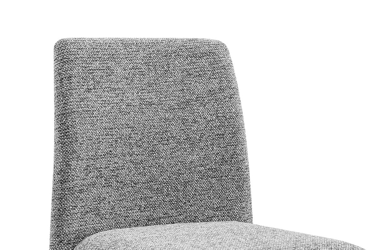 Set of 2 Shangri La Serena Upholstered Dining Chairs Grey - Image 7