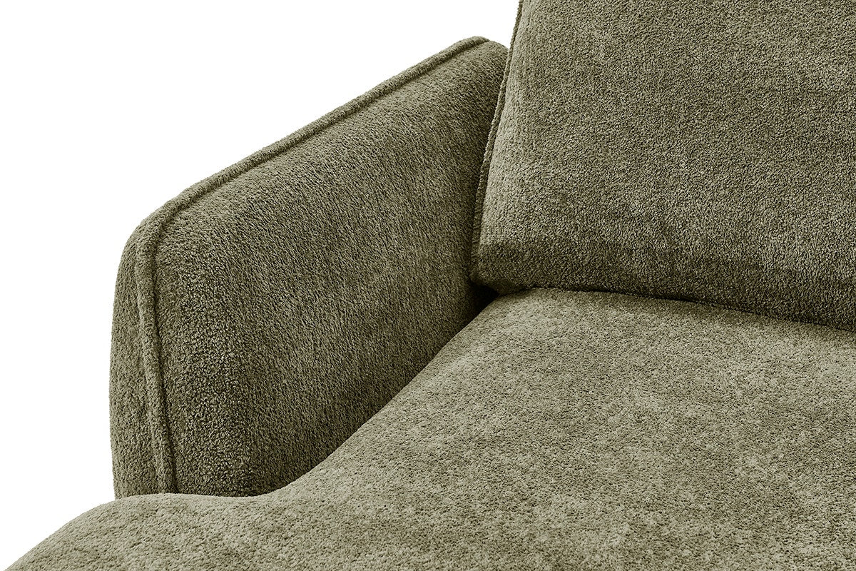 Shangri La Bellamy 3 Seater Sofa Green Reversible Chaise - Image 7