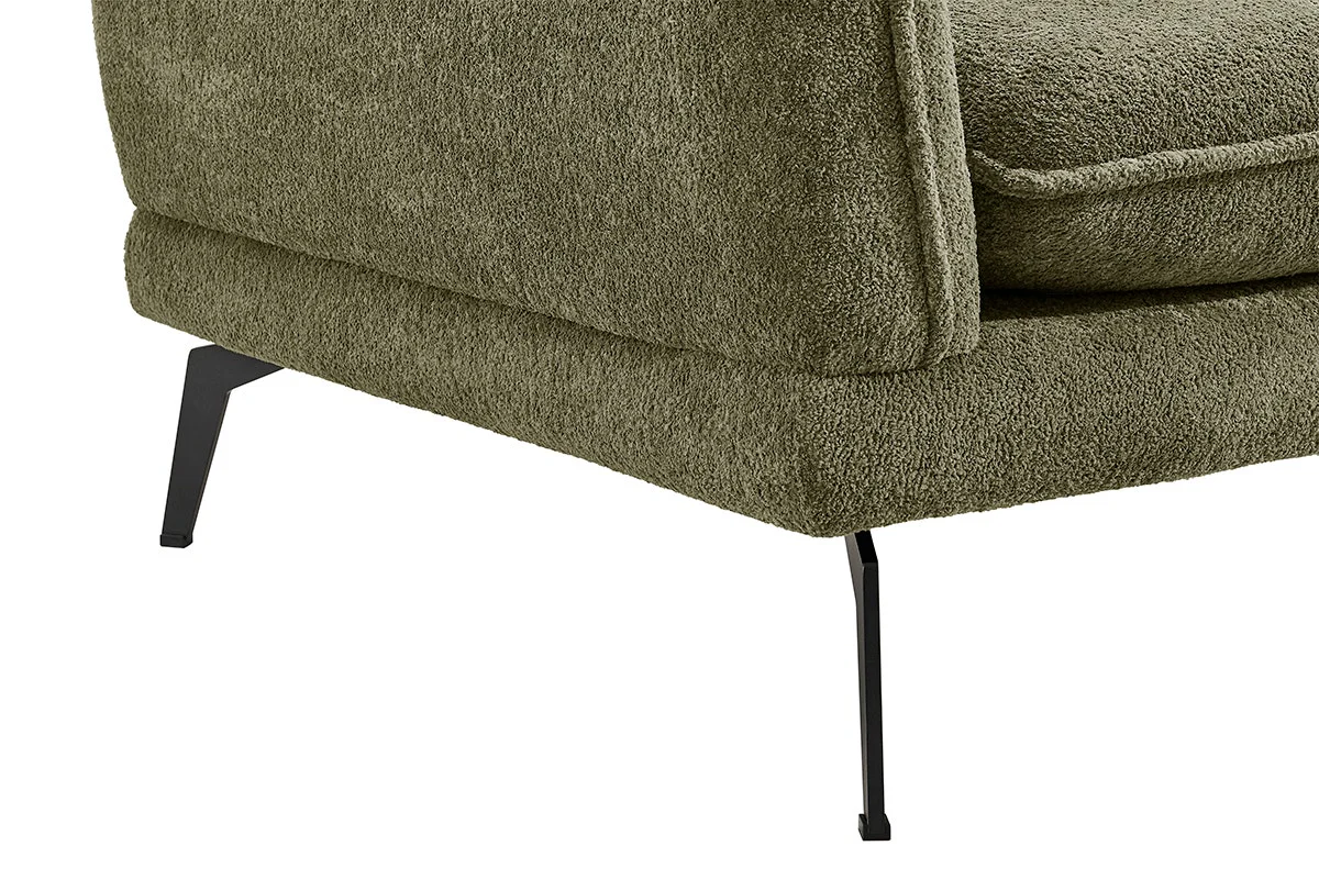 Shangri La Bellamy 3 Seater Sofa Green Reversible Chaise - Image 8