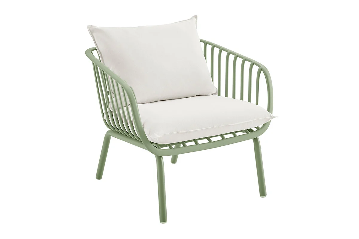 Shangri La Chapman Outdoor Armchair and Table Set Green - Image 9