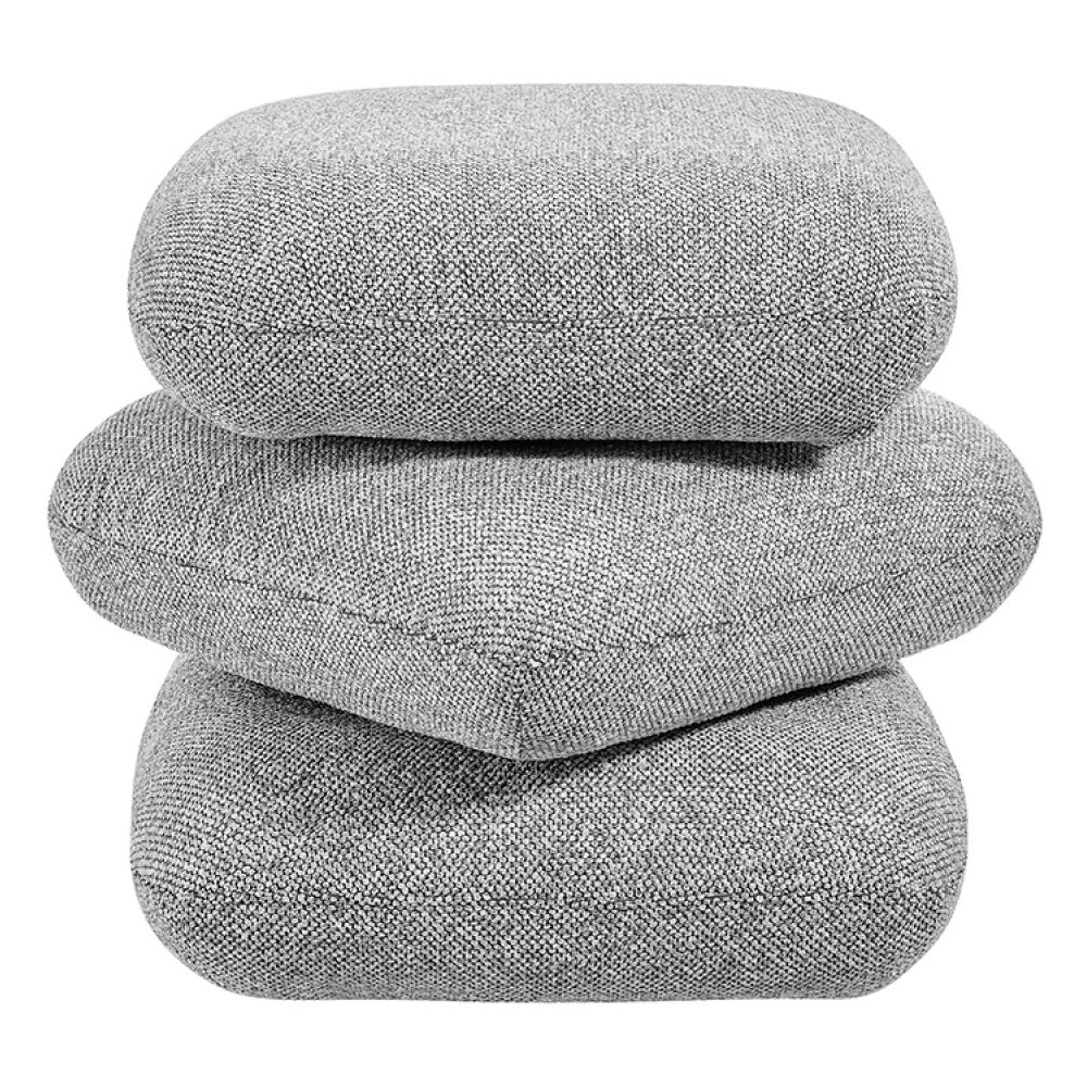 Shangri La Iris Ottoman Grey 360 Swivel - Image 2