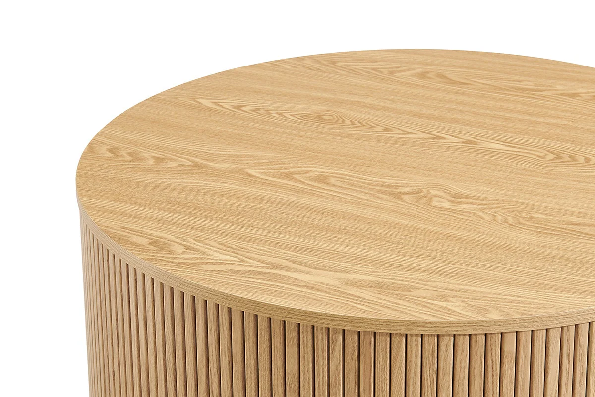 Shangri La Kobe Coffee Table Natural Hidden Storage - Image 4