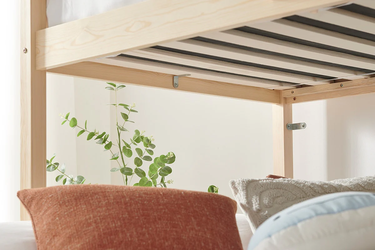 Shangri La Pasadena Single Over Double Bunk Bed Natural - Image 3