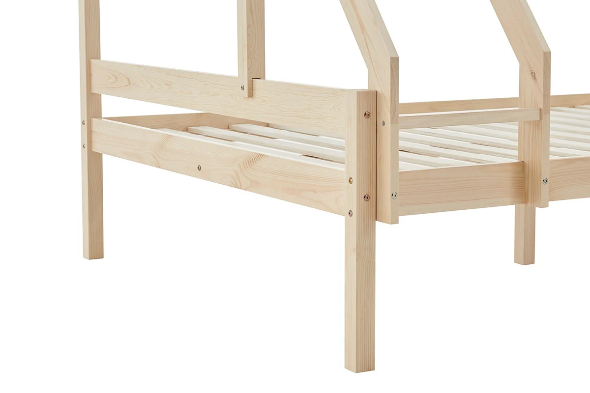 Shangri La Pasadena Single Over Double Bunk Bed Natural - Image 8