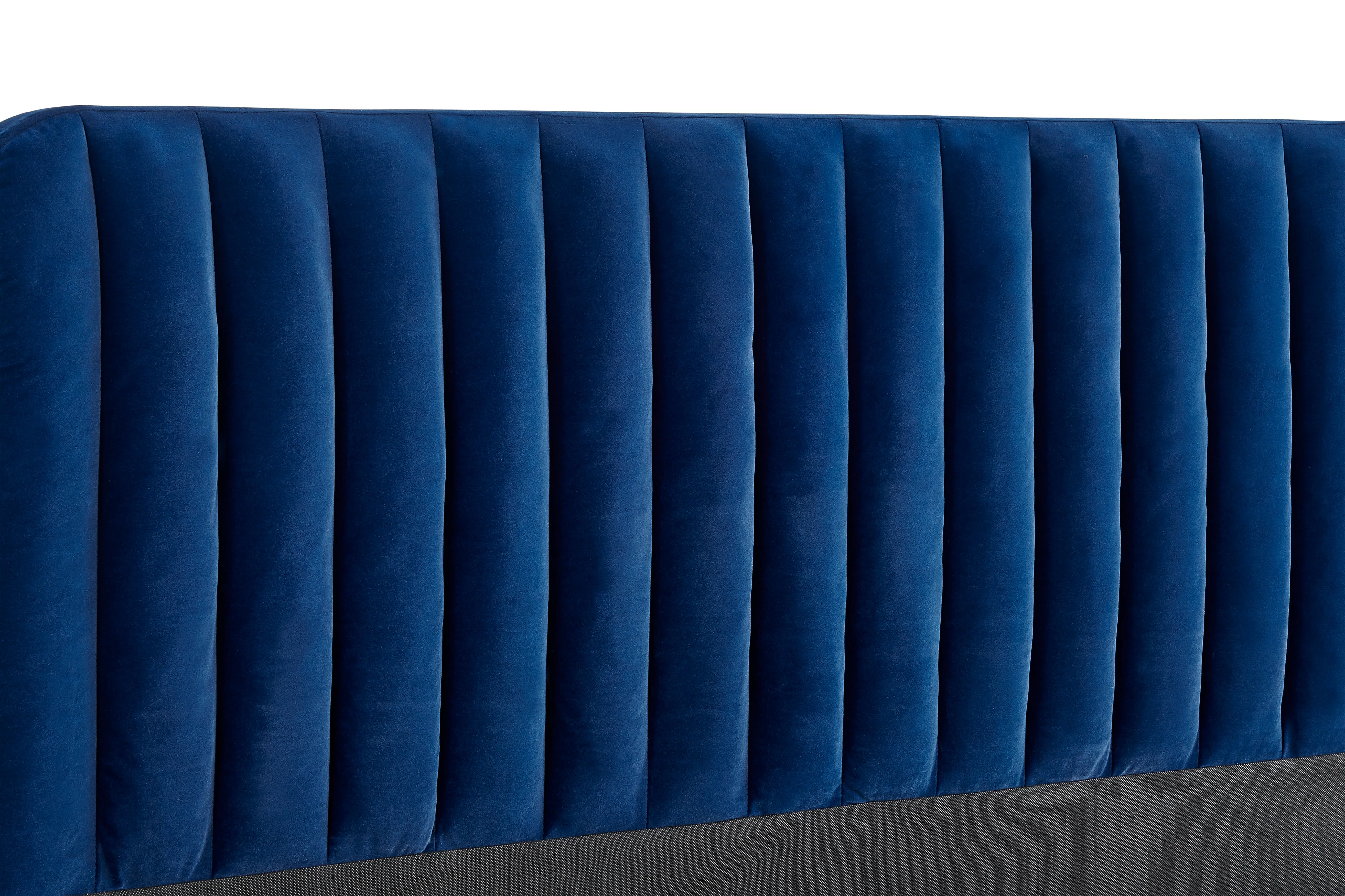 Shangri La Victoria Bed Frame Navy Velvet King - Image 5