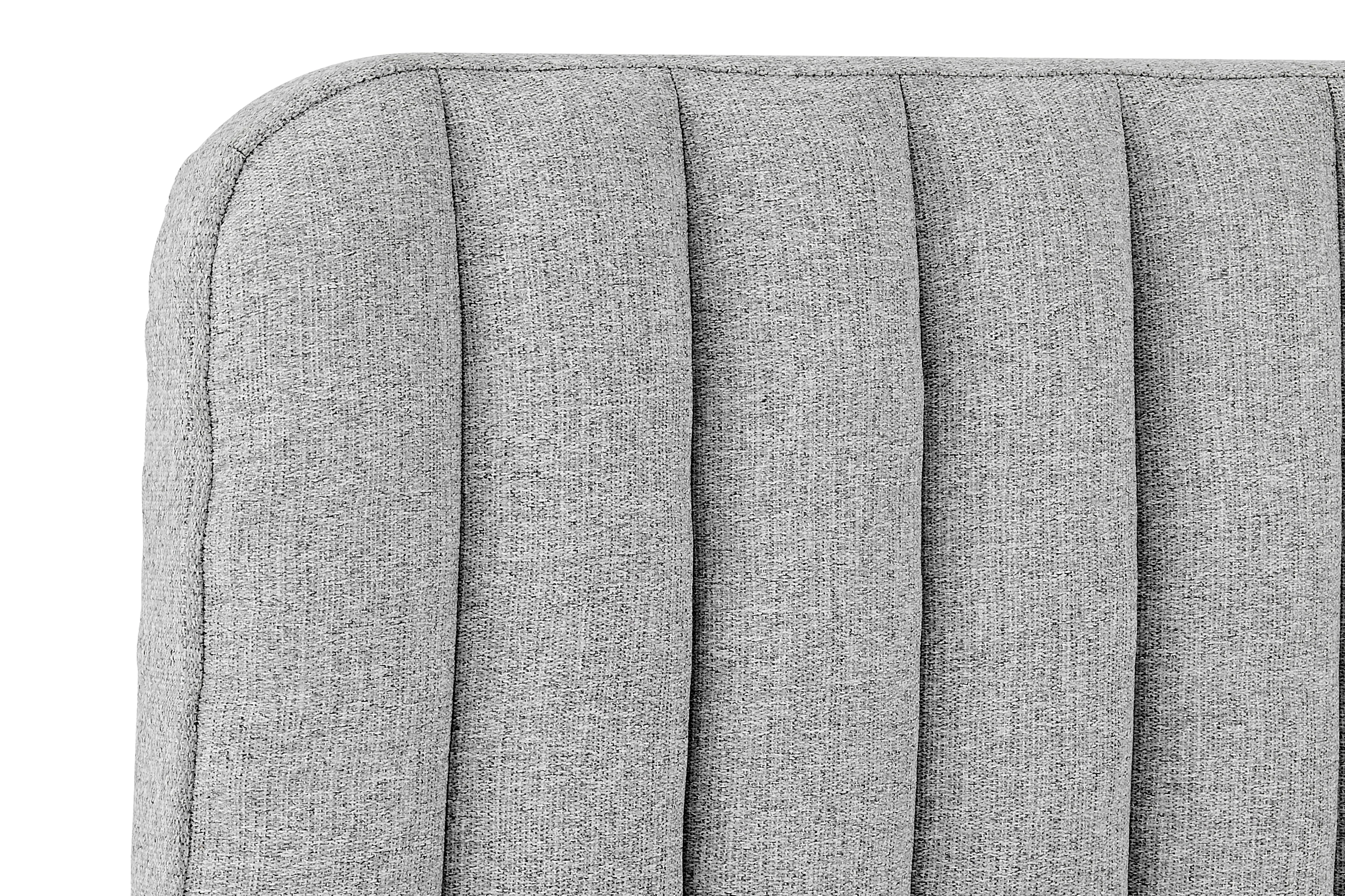 Shangri La Victoria Bed Frame Silver King Upholstered - Image 3