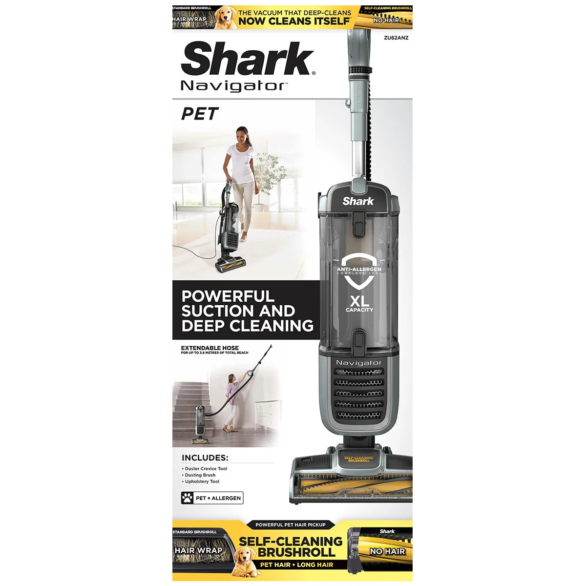 Shark Navigator Upright Vacuum ZU62 Capacity 3L Pet Hair - Image 6