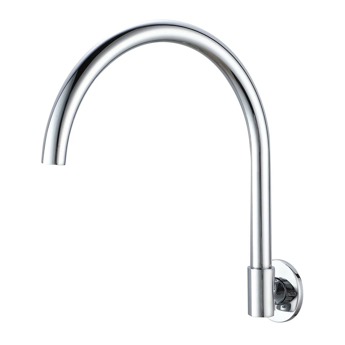 Shaw Mason 250mm Chrome Swivel Wall Mounted Spout - 180° Swivel