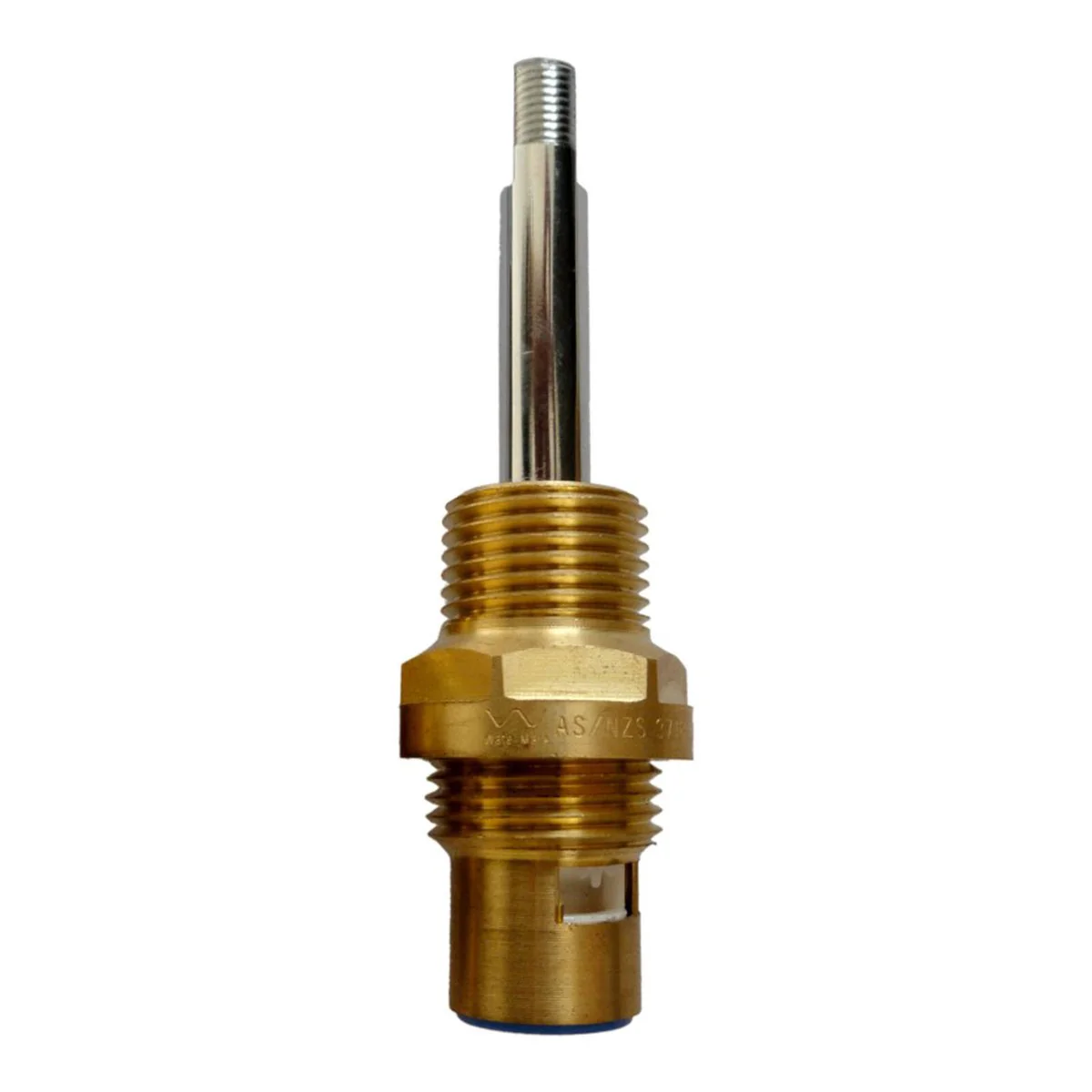 Shaw Mason Chrome Basin Spindle - 1/2 Turn - 164mm x 169mm - Durable Ceramic Disc