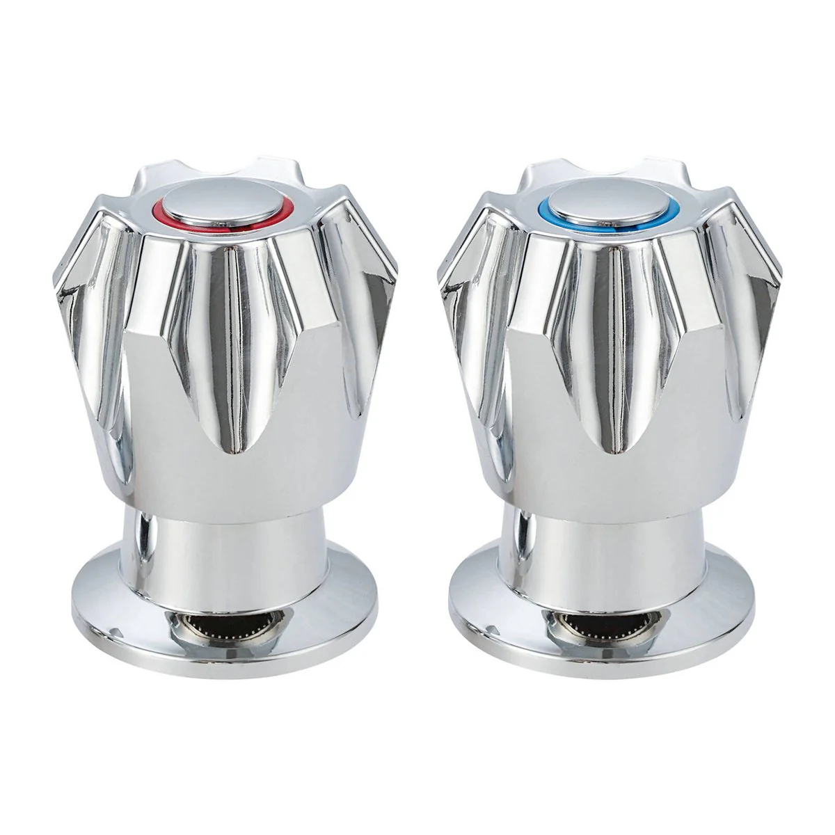 Shaw Mason Chrome Basin Top Assembly Pair - 130mm x 120mm - Easy Install