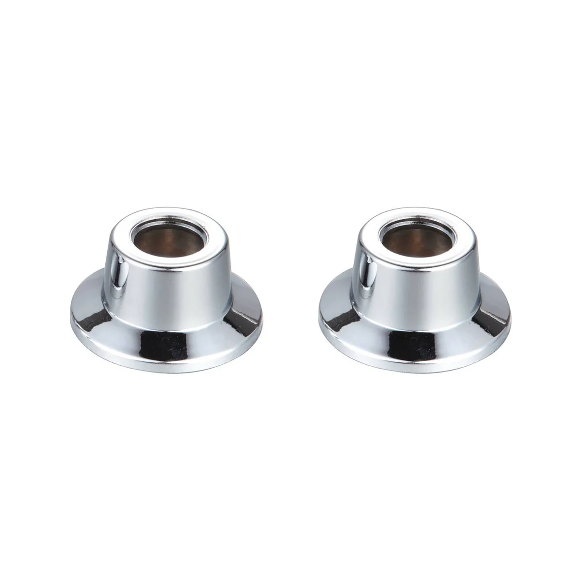 Shaw Mason Chrome Plastic Basin Flange 2 Pack - 65mm x 145mm - Durable Design