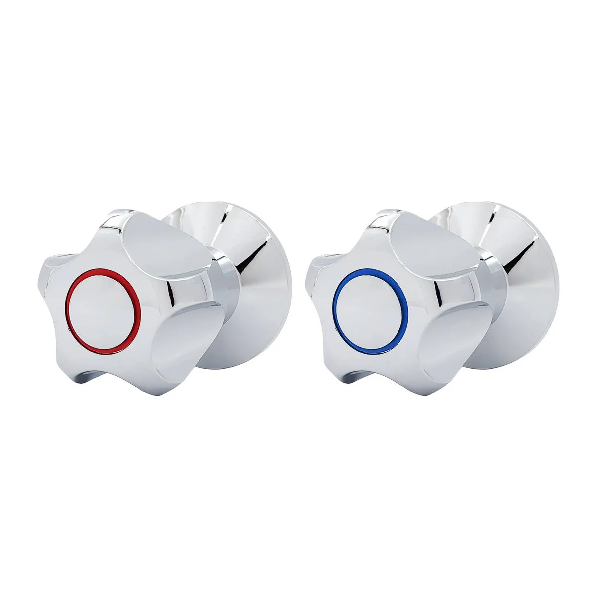 Shaw Mason Chrome Wall Top Assembly with Handle - 2 Pack - 120mm x 160mm - Easy Installation