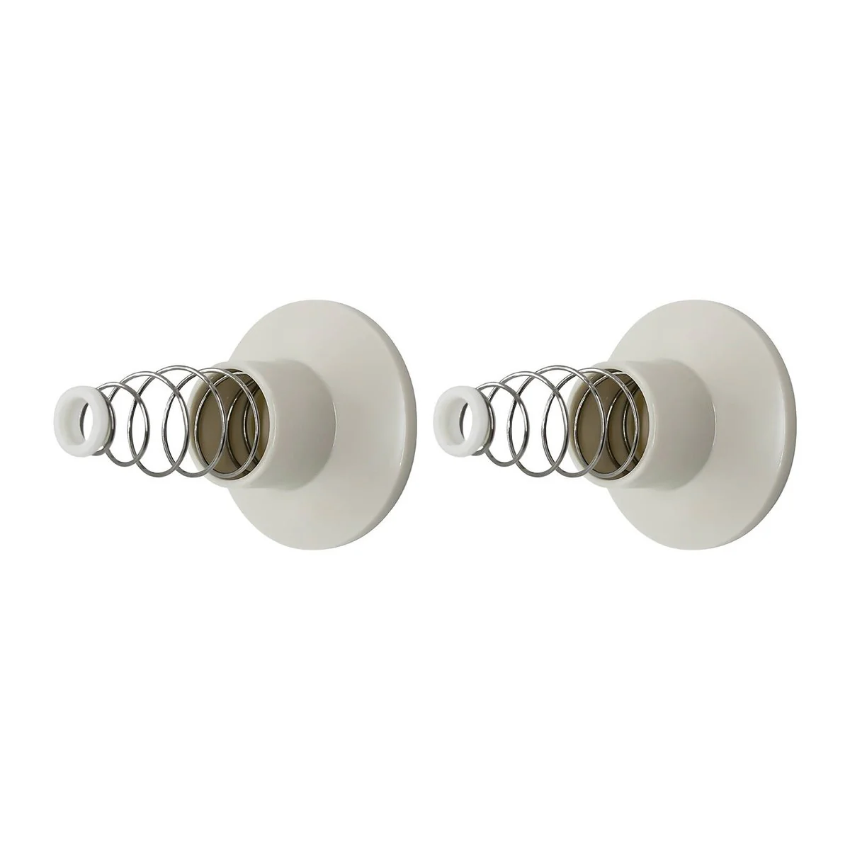 Shaw Mason Ivory Plastic Wall Flange Pair - Durable Plumbing Connection