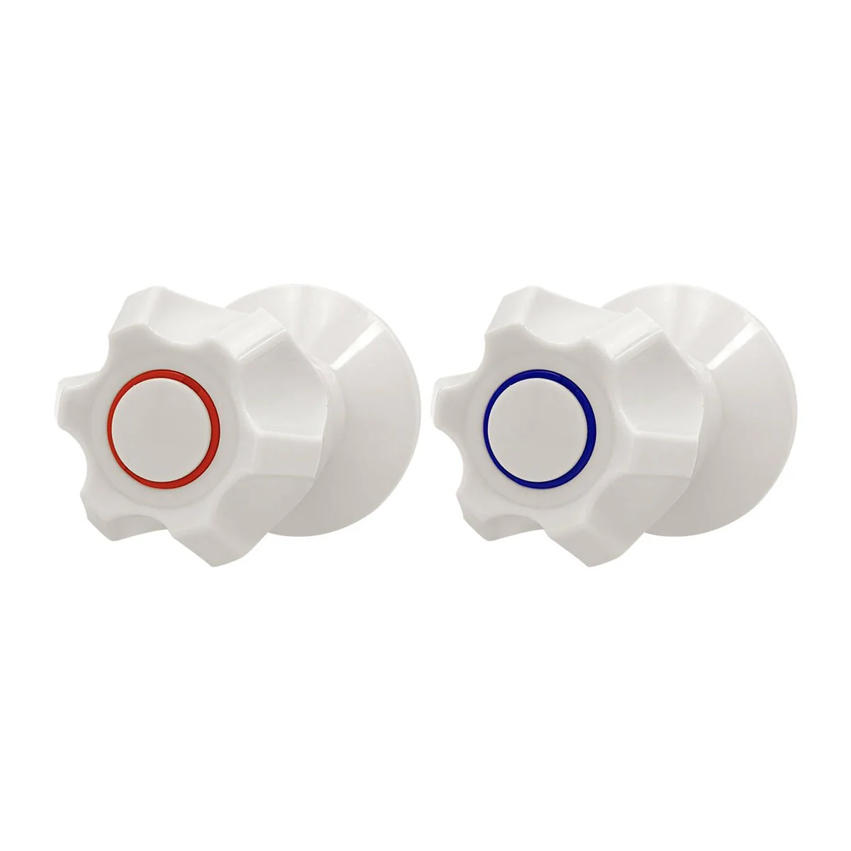 Shaw Mason Ivory Six Point Style Wall Top Assembly Pair - 65mm x 65mm x 108mm - Easy Installation