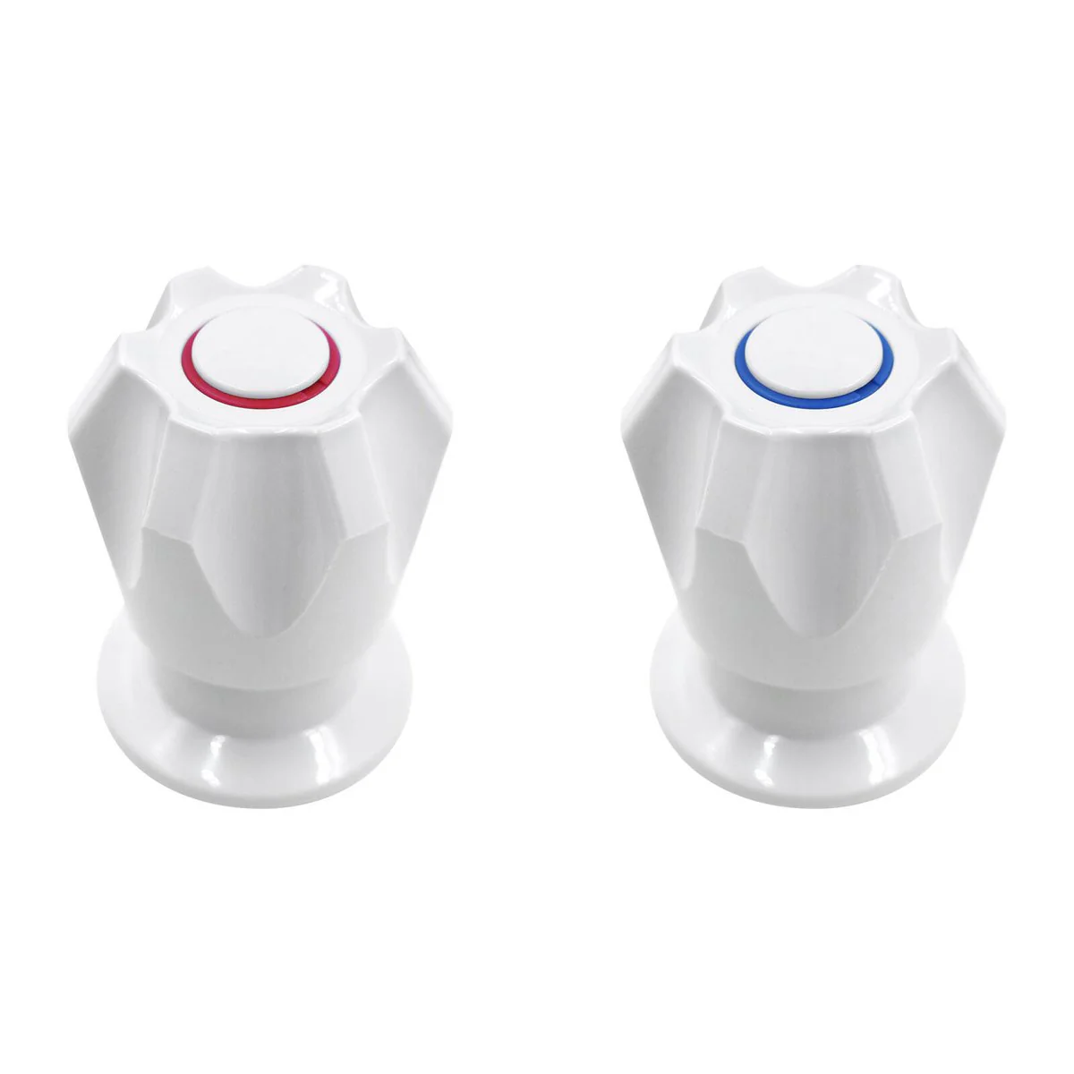 Shaw Mason White Basin Top Assembly Pair - 59mm x 97mm - Easy Install