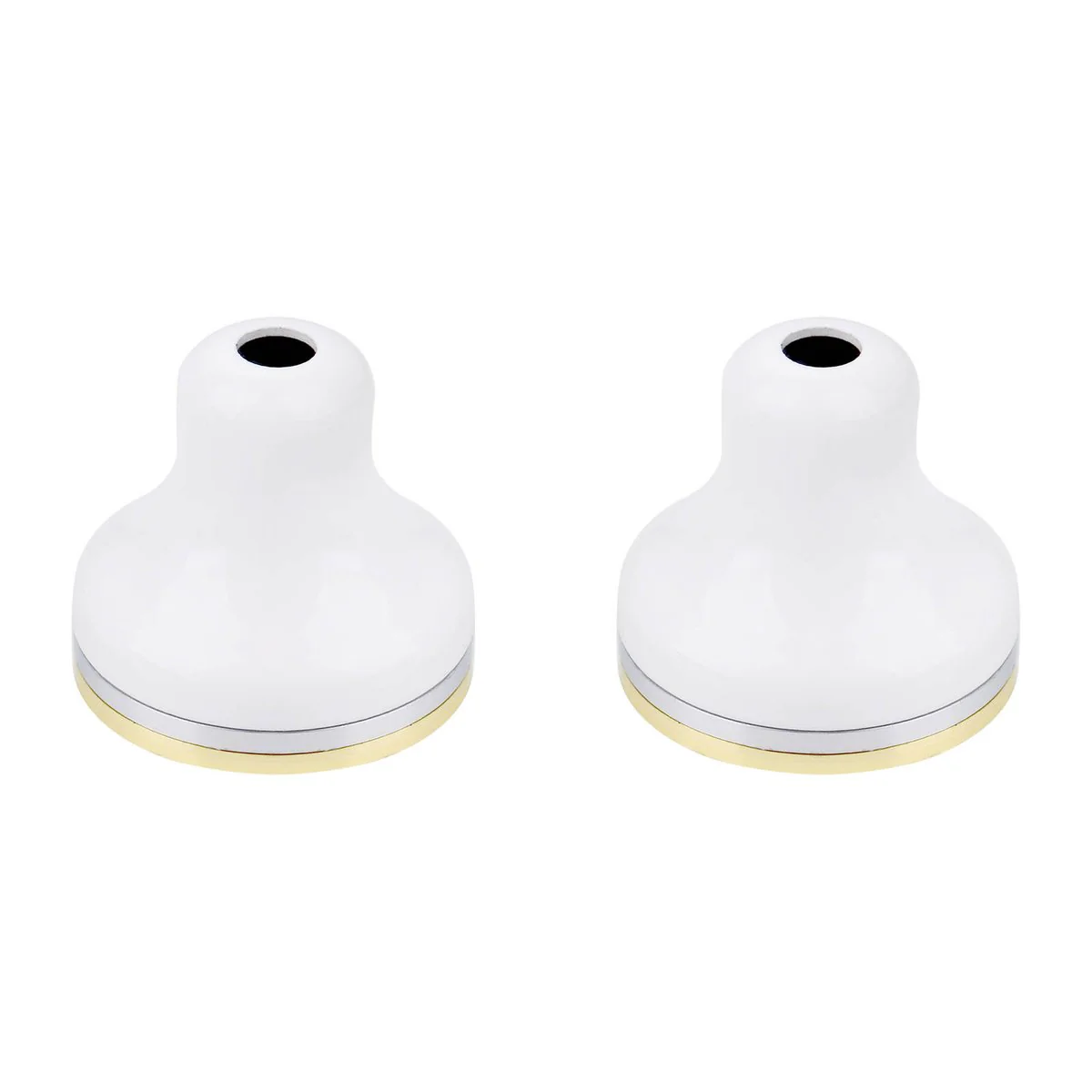 Shaw Mason White Brass Basin Flange - 96mm x 172mm - Durable & Leak-Proof