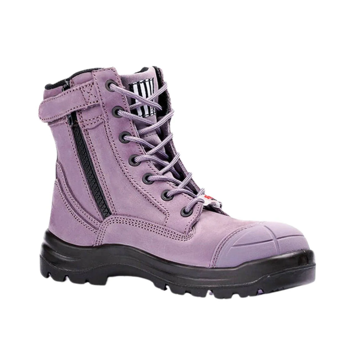 She Wear Achieves Womens Safety Workboots Size 11 - Purple - Composite Toe - Water Resistant - Cushioned Footbed - Image 2