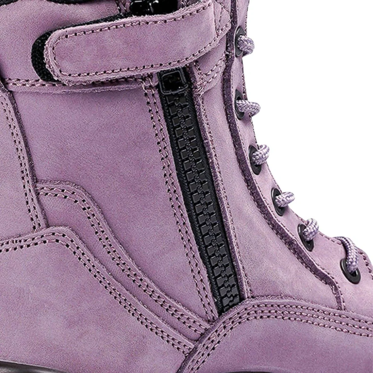 She Wear Achieves Womens Safety Workboots Size 11 - Purple - Composite Toe - Water Resistant - Cushioned Footbed - Image 3