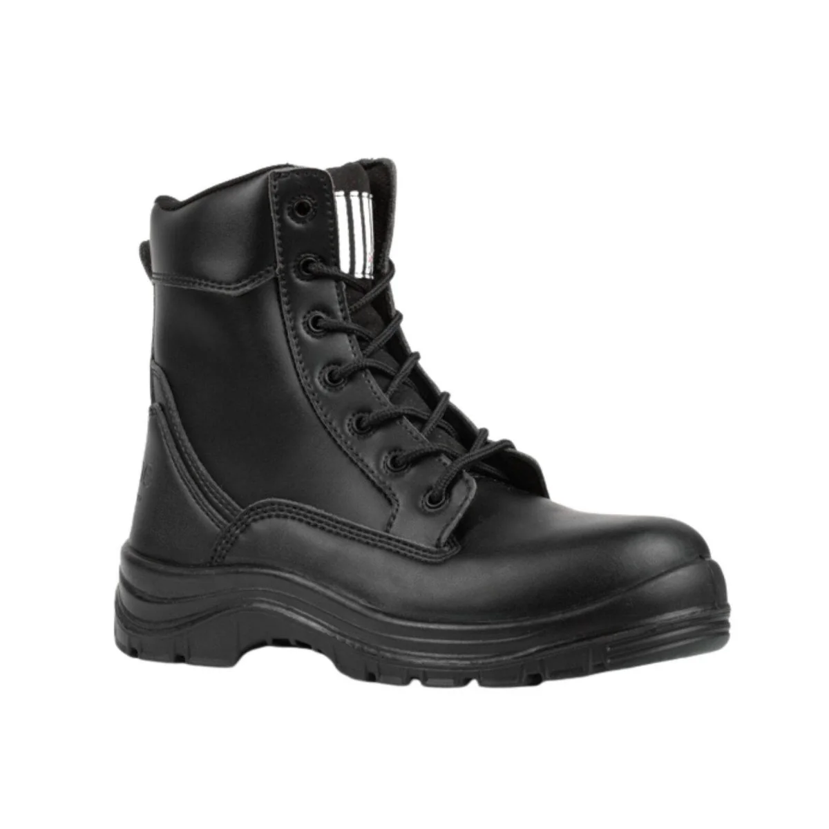 She Wear Vegan Women's Safety Workboots - Size 8 - Black - 200 Joules Impact Resistance - Slip-Resistant