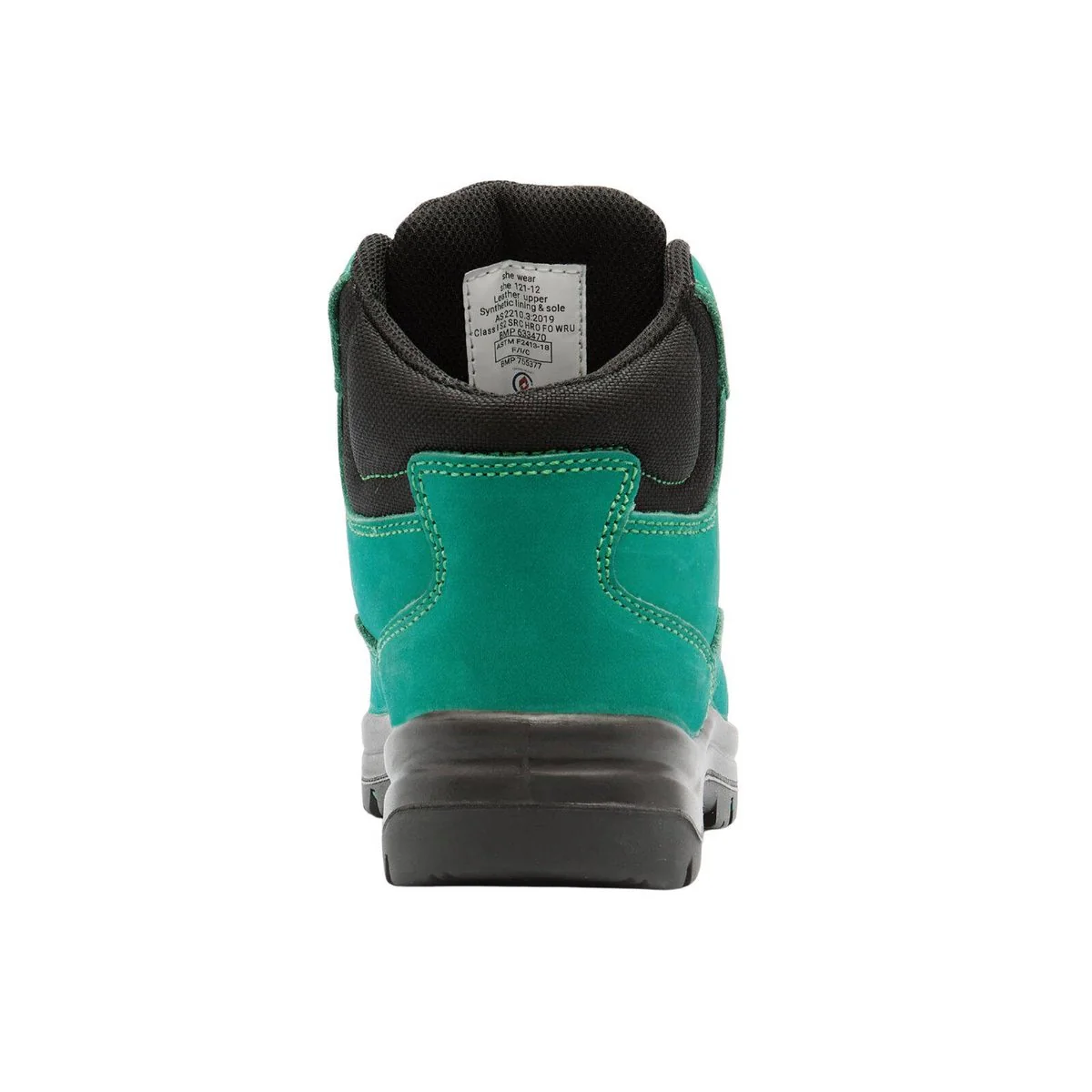 She Wear Womens Safety Workboots Size 9 - Green - Wide Fit - Steel Cap - Image 2