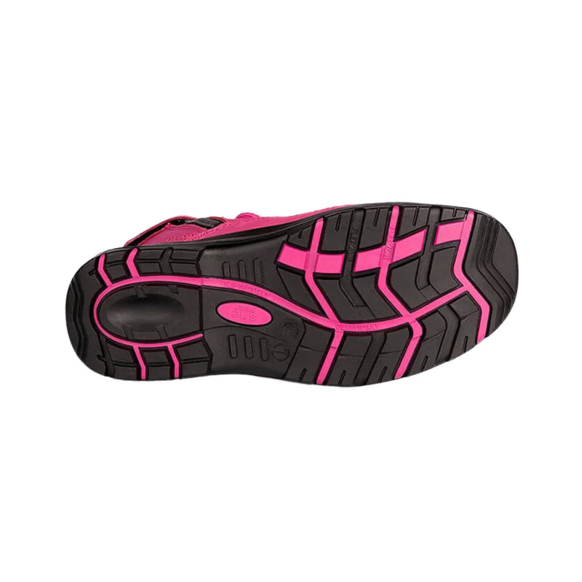 Shewear Achieves Hot Pink Womens Safety Workboots Size 7 - Lightweight - Comfortable - Image 3
