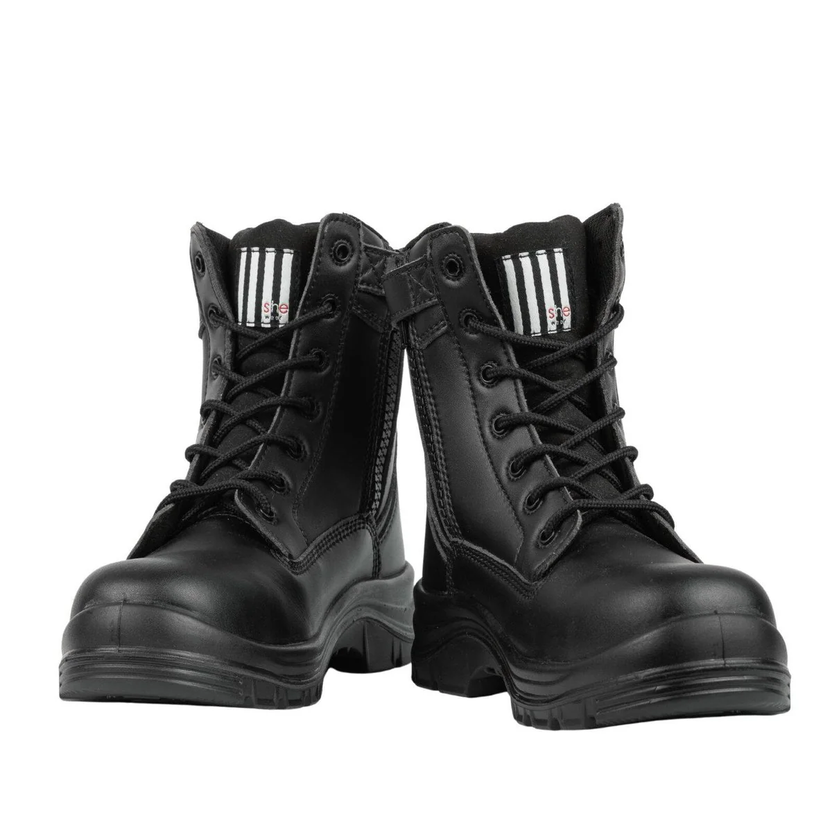 Shewear Considers Vegan Black Women's Safety Workboots Size 9 - Durable - Slip-Resistant - Image 4