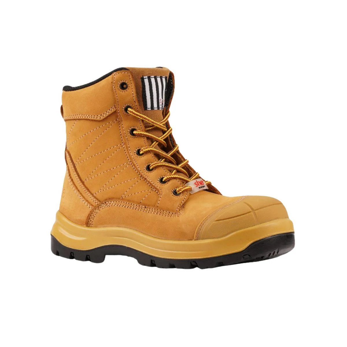 Shewear Excels Wheat Womens Safety Workboots Size 6 - Lightweight - EH Rated