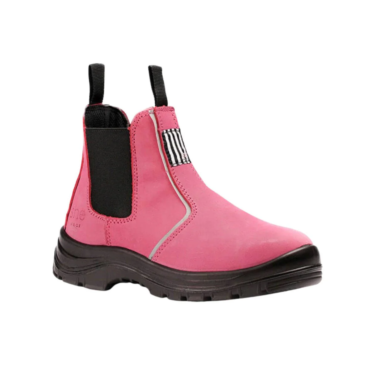 Shewear Inspires Pink Womens Safety Workboots Size 8 - Steel Toe - Lightweight - Nubuck Leather
