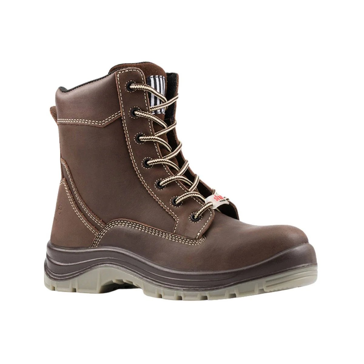 Shewear Pursues Brown Womens Safety Workboots Size 8 - Water-Resistant - Slip Resistant