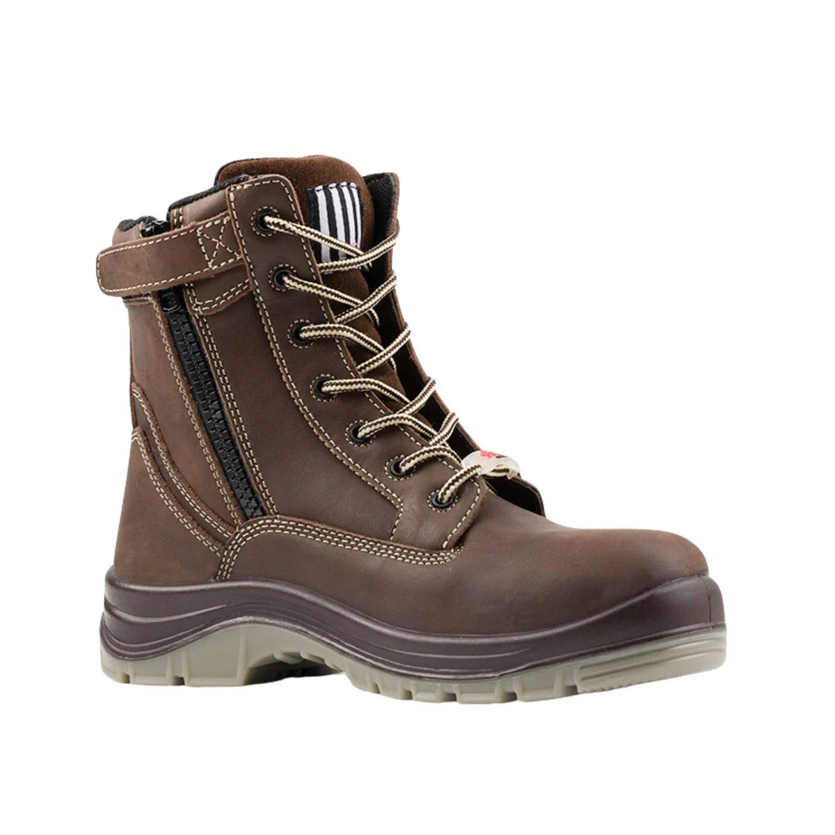 Shewear Pursues Brown Womens Safety Workboots Size 8 - Water-Resistant - Slip Resistant - Image 2