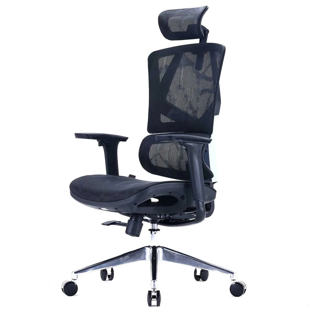 SIHOO M90 Ergonomic Office Chair Adaptive Lumbar Black Breathable Mesh Swivel - Image 3