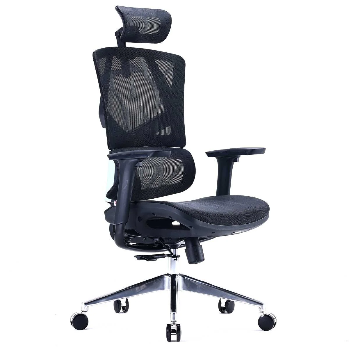 SIHOO M90 Ergonomic Office Chair Adaptive Lumbar Black Breathable Mesh Swivel - Image 4