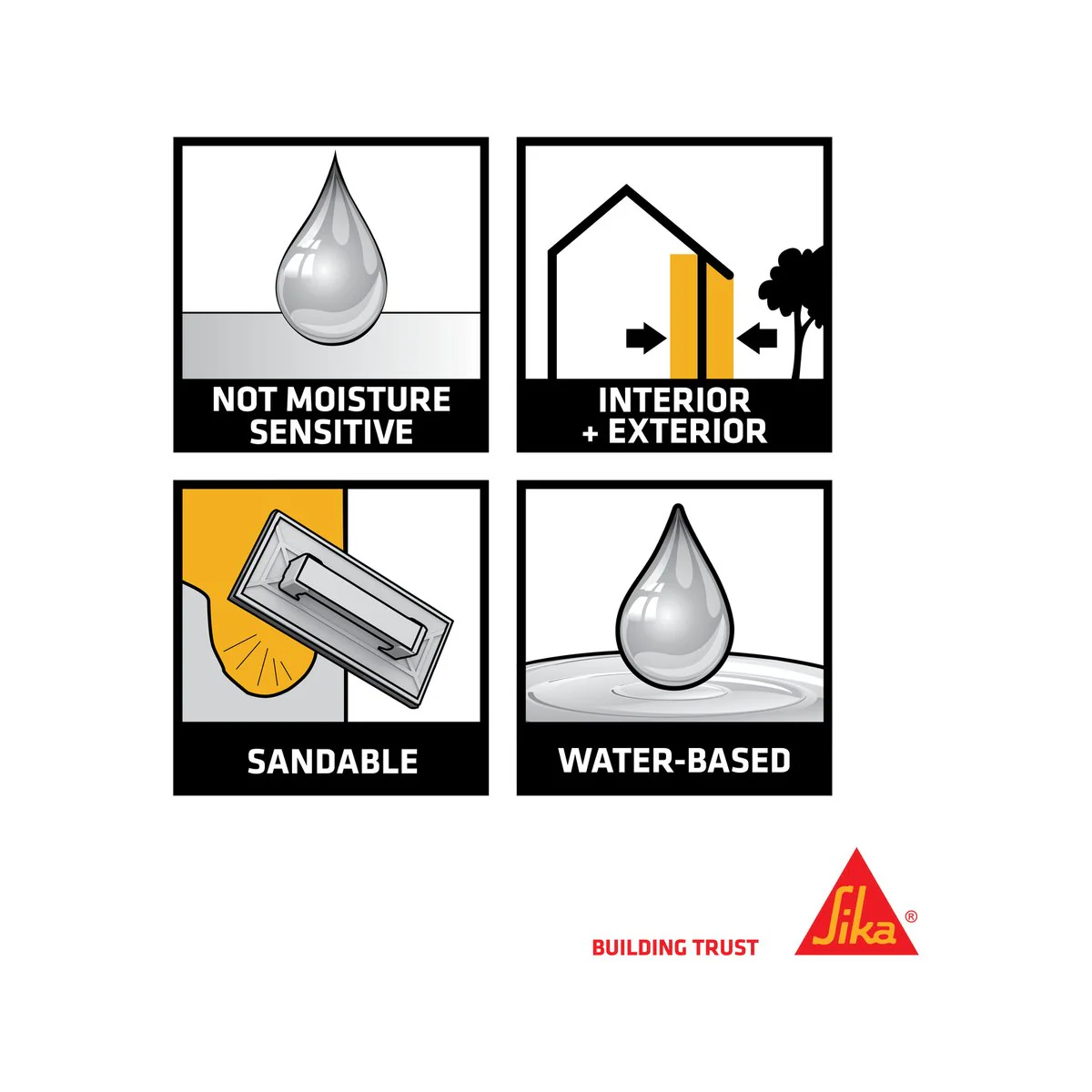Sika Filler - 400ml - Water Based - Wet Area Use - Image 2