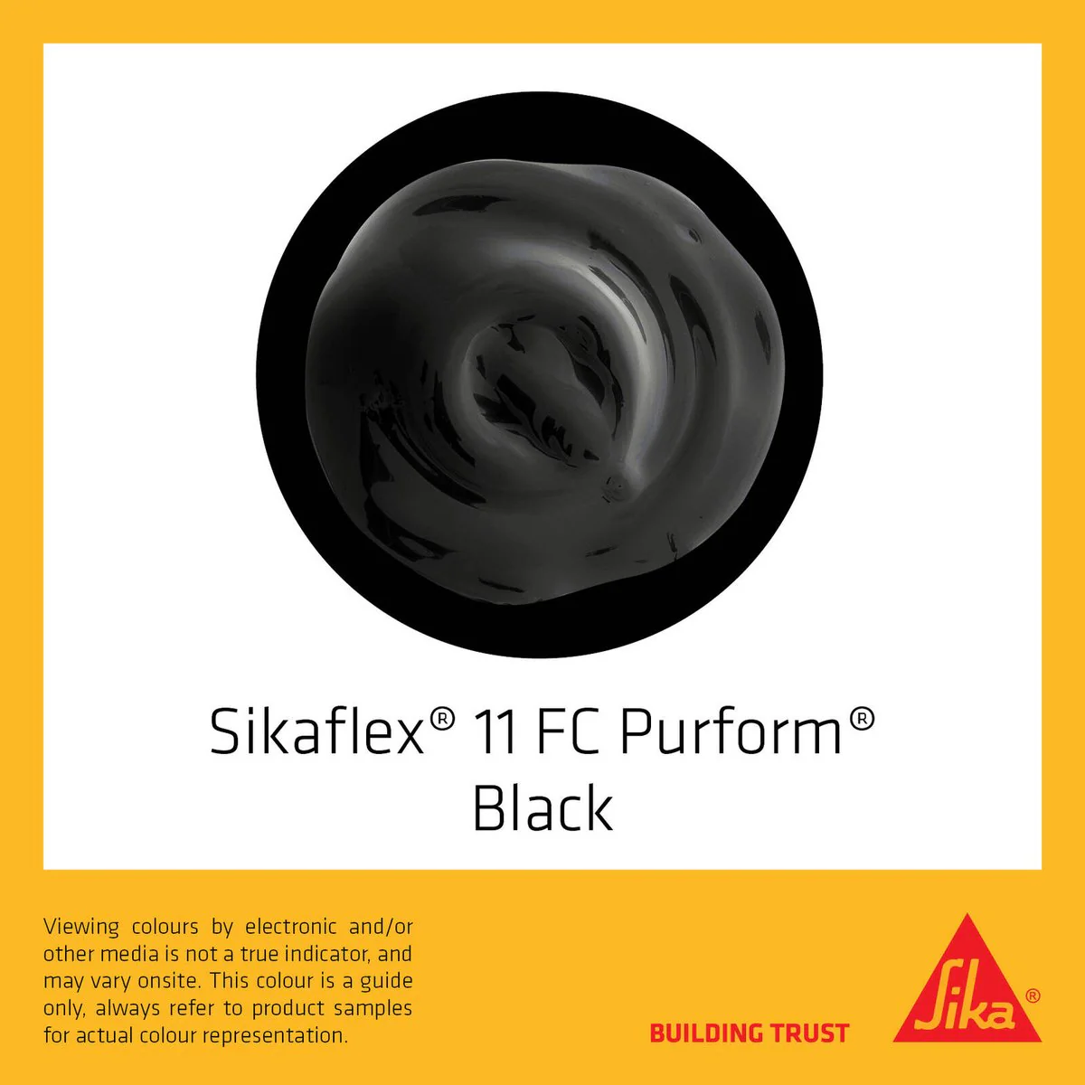 Sika Sikaflex 11 FC Purform Adhesive Sealant - 300ml - Black - Solvent-Free - Image 3