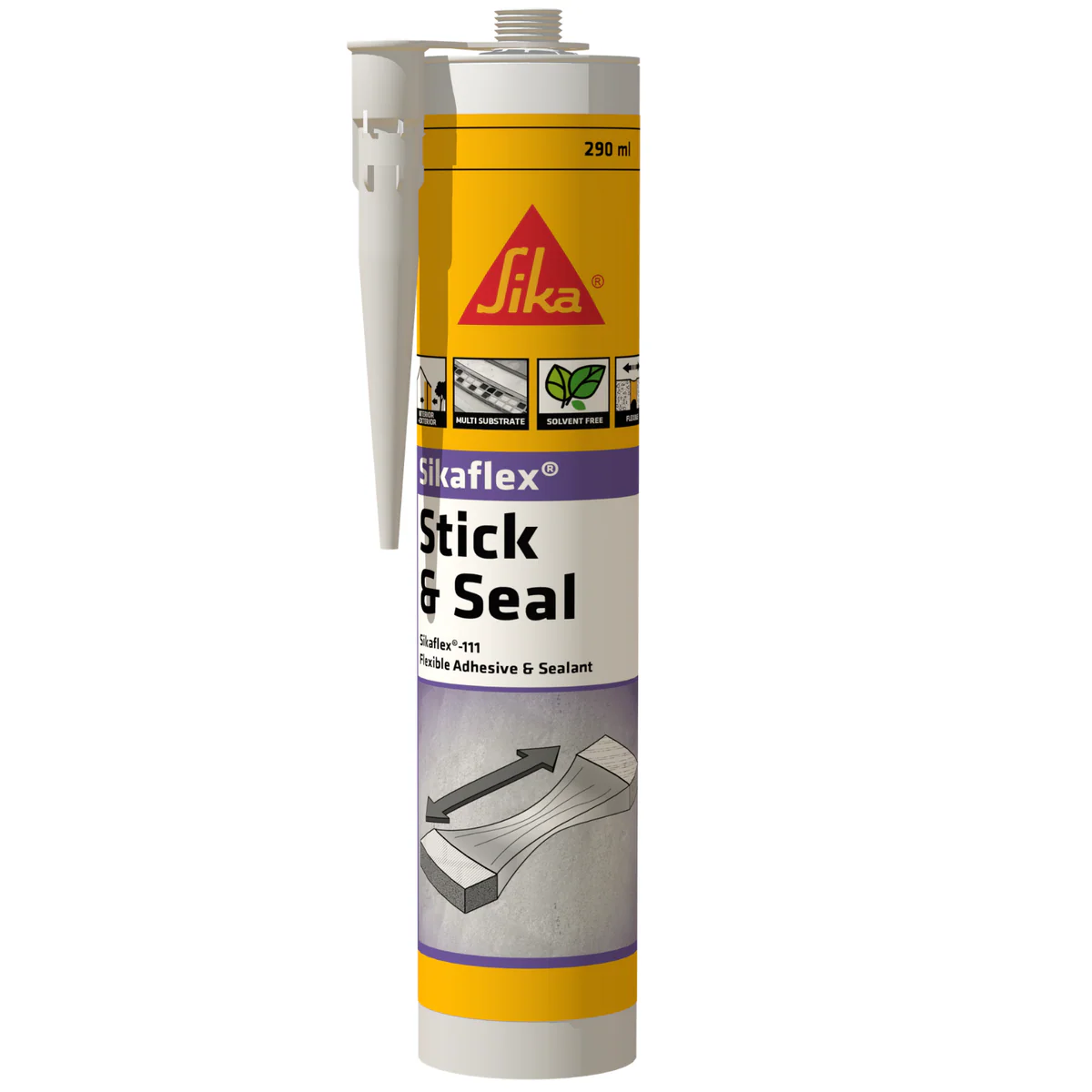 Sika Sikaflex 111 Stick and Seal Adhesive 290ml Black