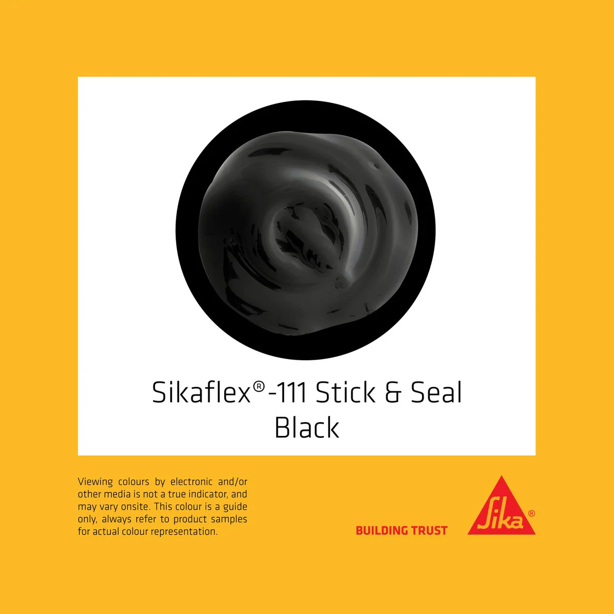 Sika Sikaflex 111 Stick and Seal Adhesive 290ml Black - Image 4