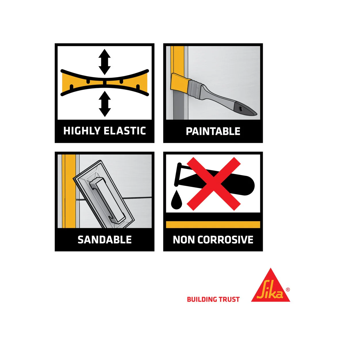 Sika Sikaflex - 150ml - Polyurethane - Low Odour - Image 2