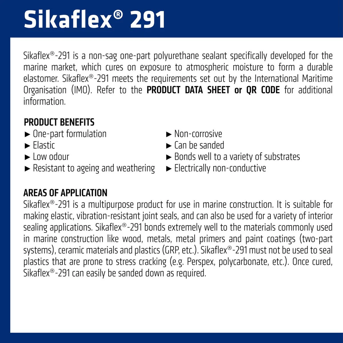 Sika Sikaflex 291 Marine Sealant - 310ml - Black - Weather Resistant - Image 3