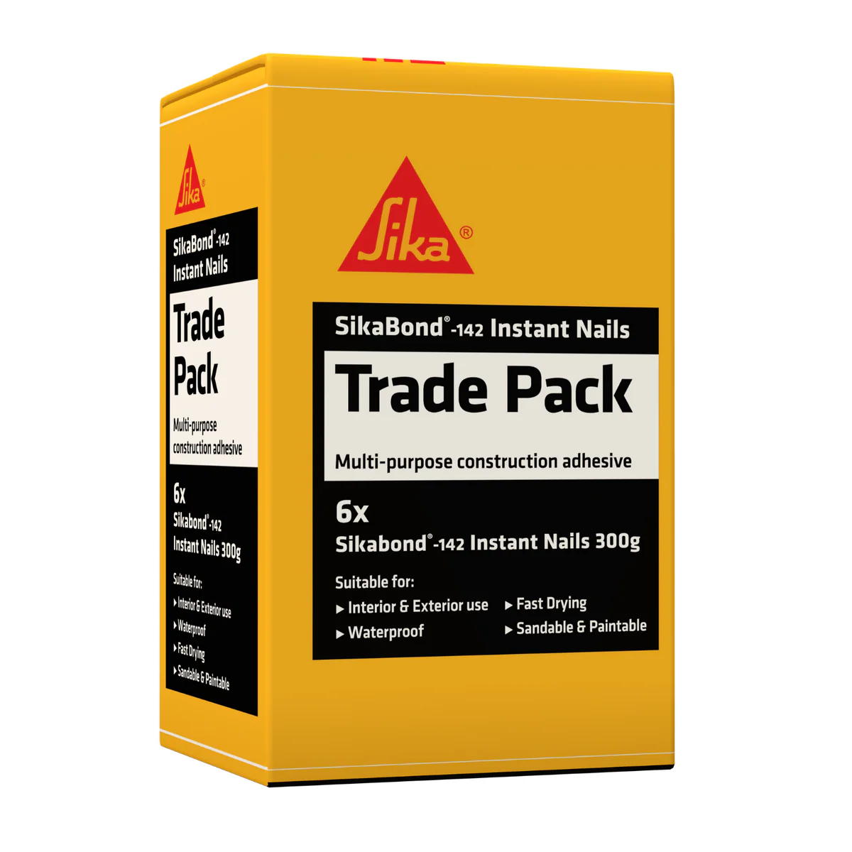 Sikabond Construction Adhesive - 300ml - Contact Adhesive - Fast Drying - Image 2