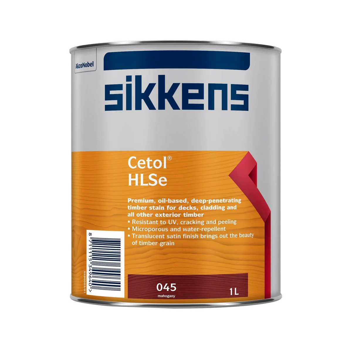 Sikkens Timber Finish - 1L - Oil Based - UV Resistant