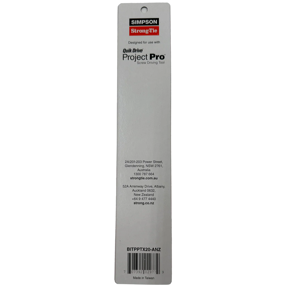 Simpson Strong-Tie 200mm Replacement T20 Project Pro Bit - 1 Pack - Carbon Steel - Reliable Performance - Image 3