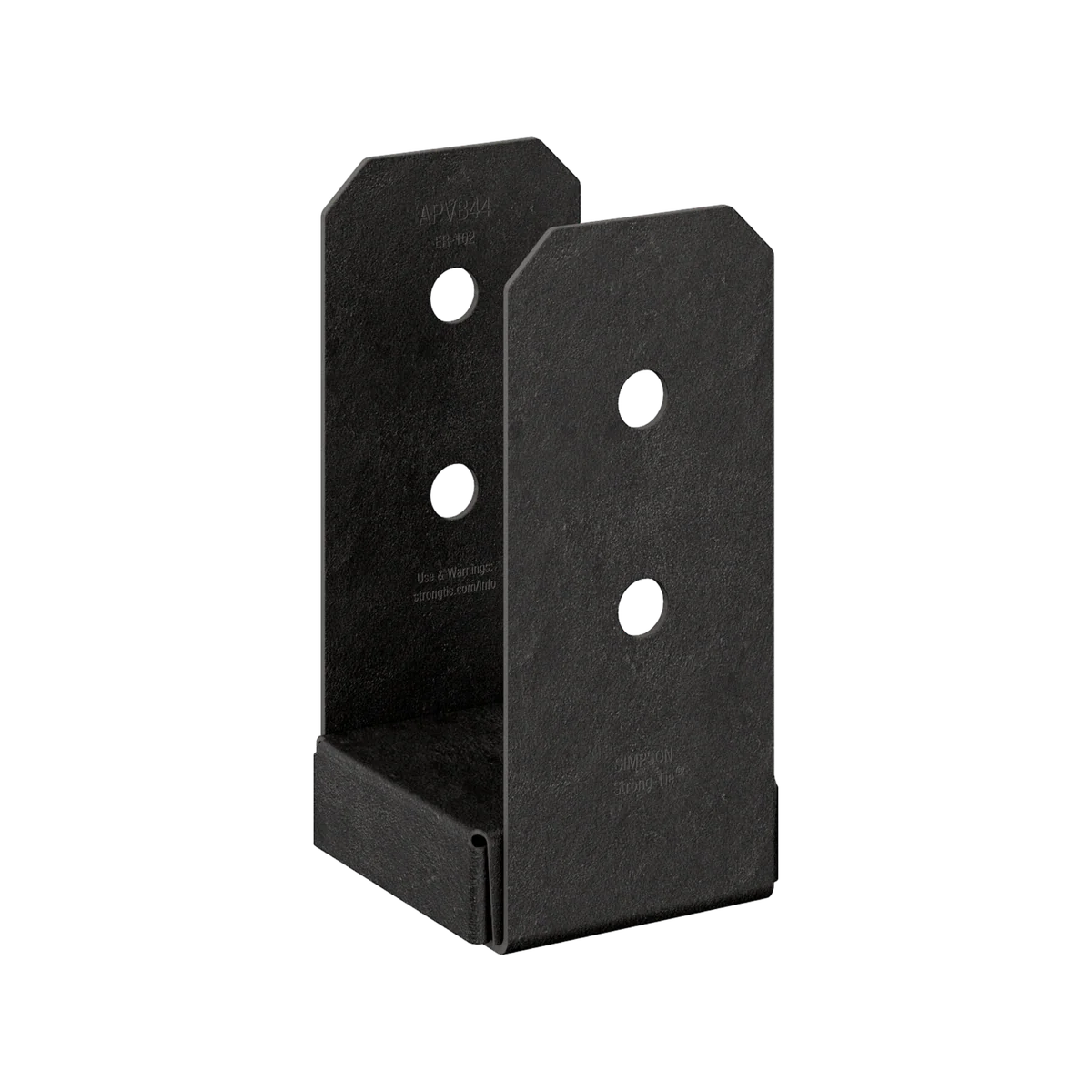 Simpson Strong Tie Post Base - 90 x 90mm - Black - 25mm Standoff Height