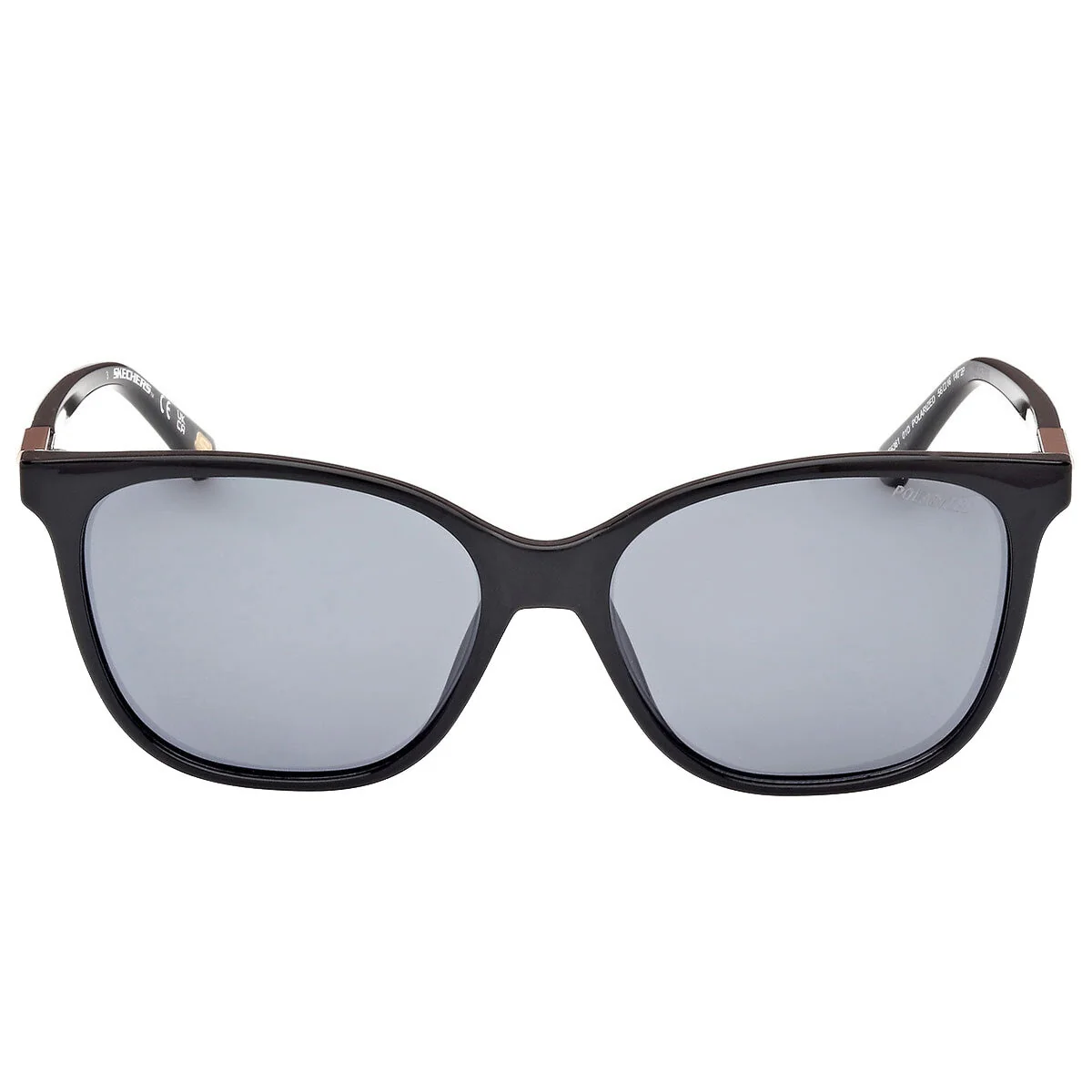 Skechers SE6361 Polarised Sunglasses Stylish Dark Havana Square Frame - Image 2