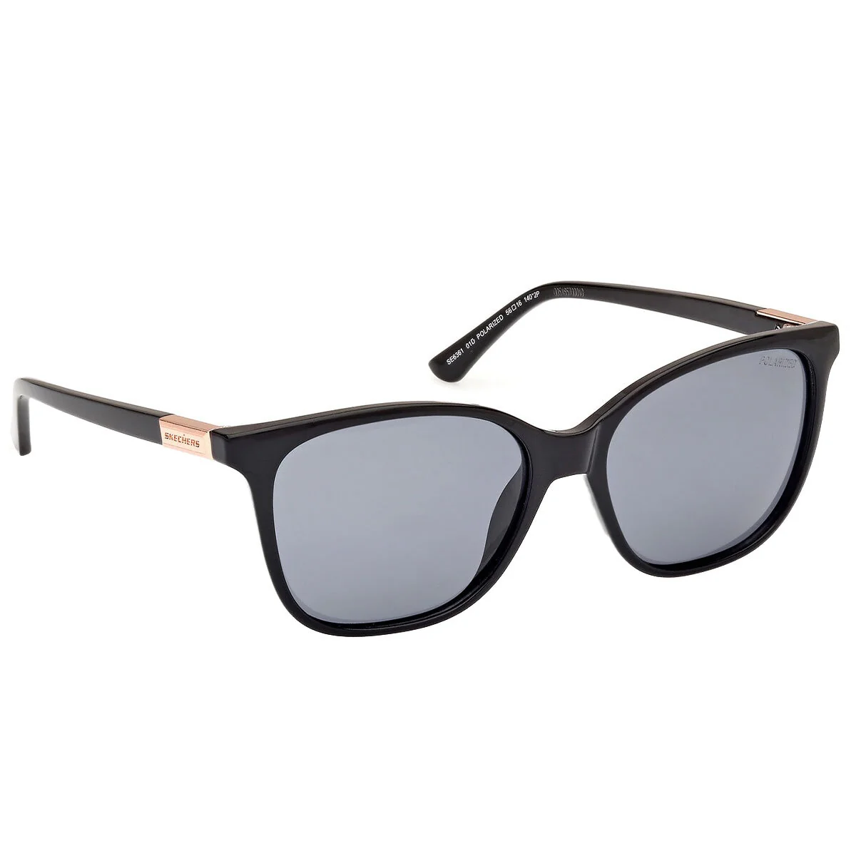 Skechers SE6361 Polarised Sunglasses Stylish Dark Havana Square Frame - Image 3