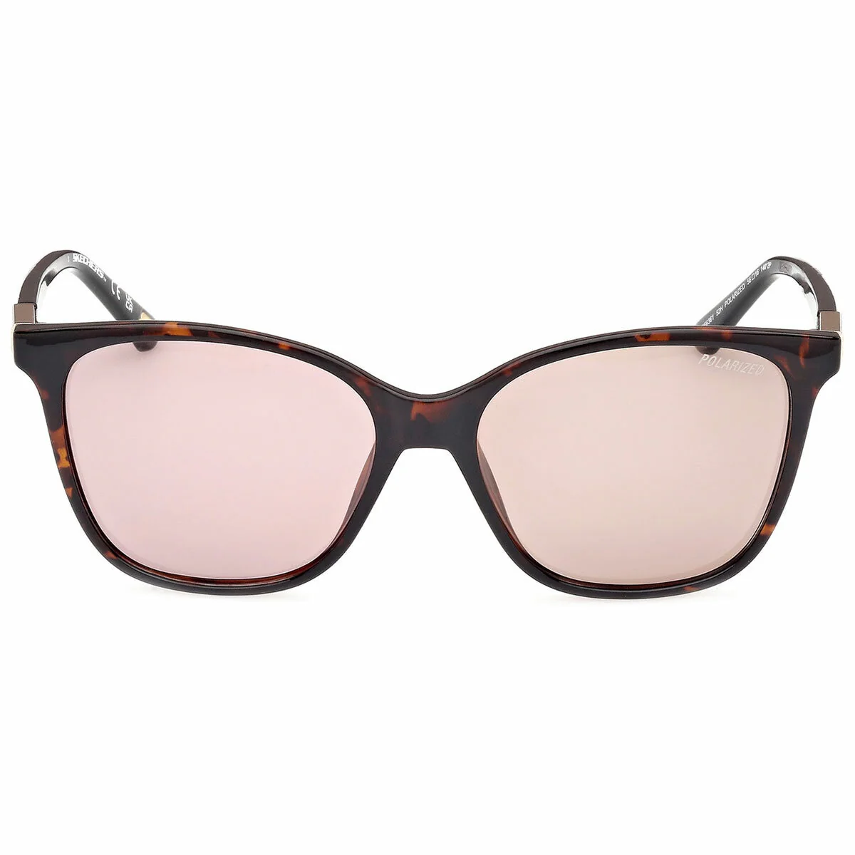 Skechers SE6361 01D Women’s Square Polarised Sunglasses Shiny Black Smoke - Image 3