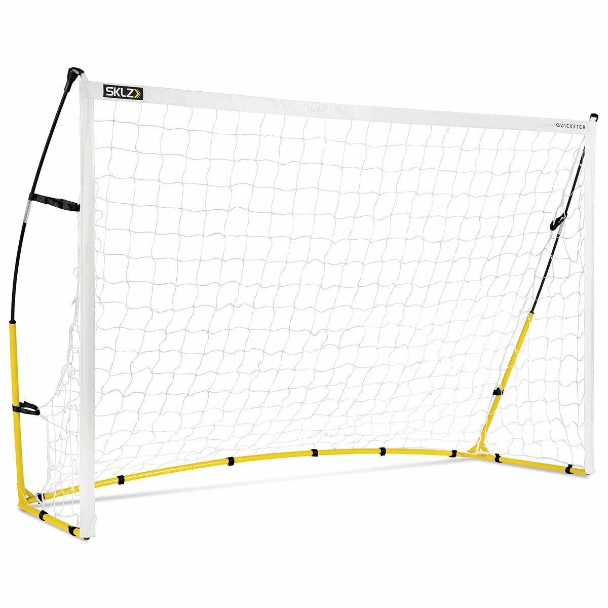 SKLZ Quickster Soccer Goal 2.44 x 1.52m White/Black Portable - Image 2
