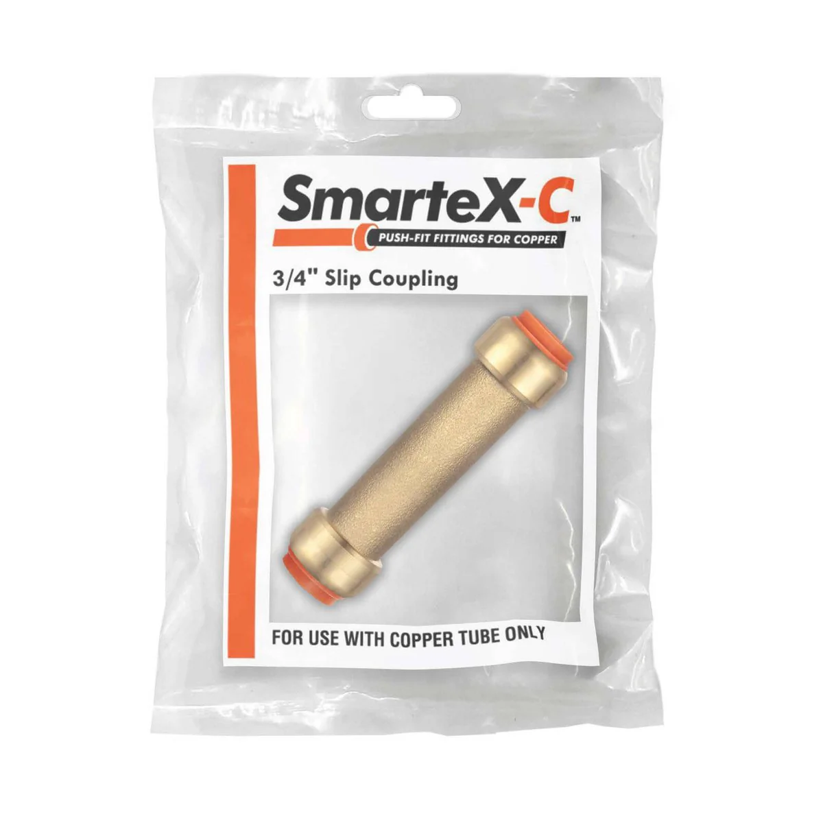 Smartex Copper Slip Coupling - 20mm - Lead Free Brass - Push-Fit - Durable - Image 2