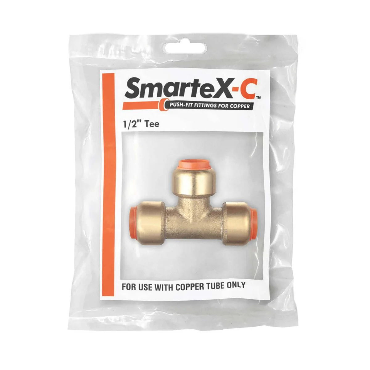 Smartex Copper Tee Fitting - 15mm - Lead Free Brass - Push-Fit - Durable - Image 2